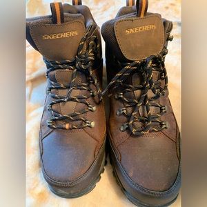 Skechers Genuine Leather Hiking Boots